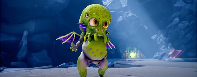 Scary little animated monster