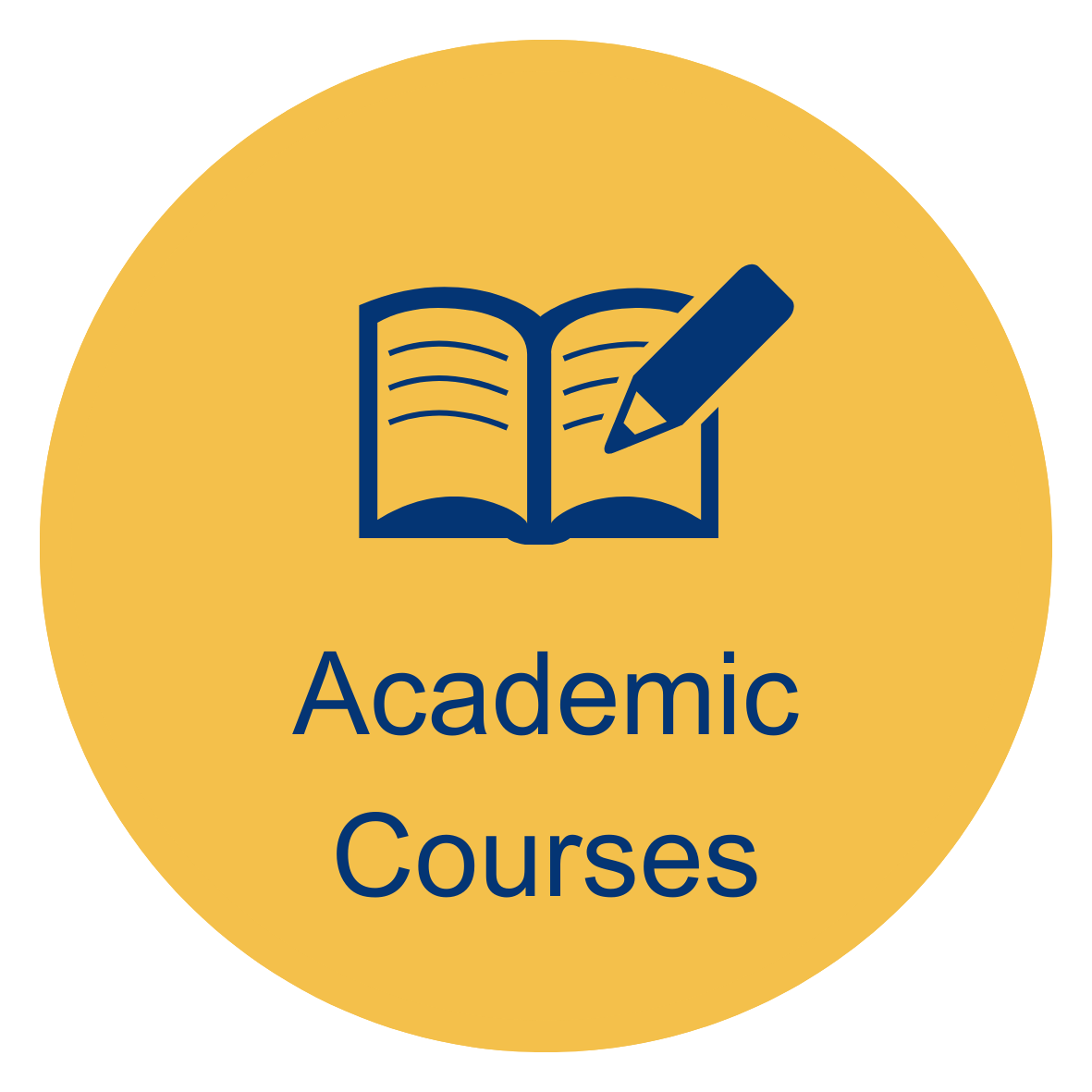 Academic Courses Button