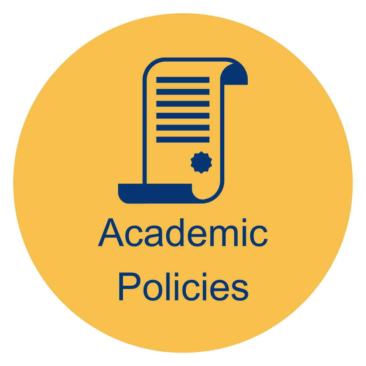 Academic Policies Button